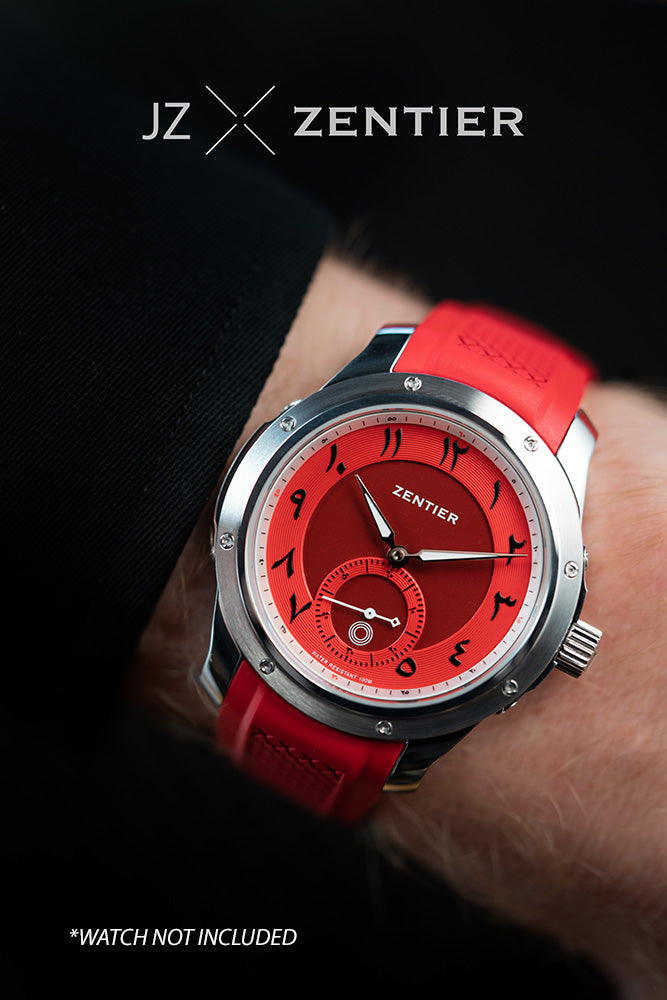 Z2 x JZ - Limited Edition Rubber Strap RED